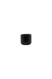 KDMD Hortus Havana Glossy Black Ceramic Pot 7cm 5 Pack - thumbnail 1