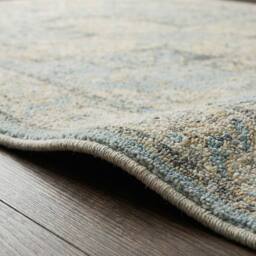 Livabliss Avellino-Vintage Beige Blue Gray Traditional Boho High Pile Living Rug - Size: 200 cm x 280 cm - thumbnail 6