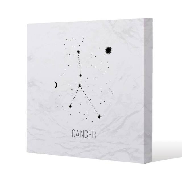 Benjamin Tate Design Astrology sign cancer (canvas) / 90 x 90 x 4cm in Natural - Size: 90 x 90 x 4 cm - image 1