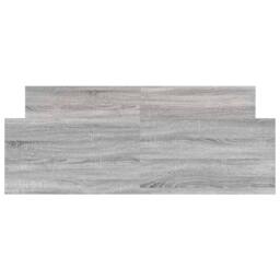 Berkfield Home Durable Bed Frame with Headboard & Footboard Grey Sonoma 140x200 cm - thumbnail 5
