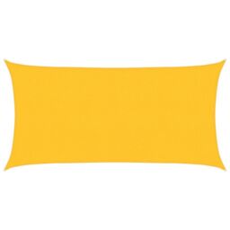 Berkfield Home Sunshade Sail 160 g/m¬≤ Yellow 2.5x4.5 m HDPE - thumbnail 2