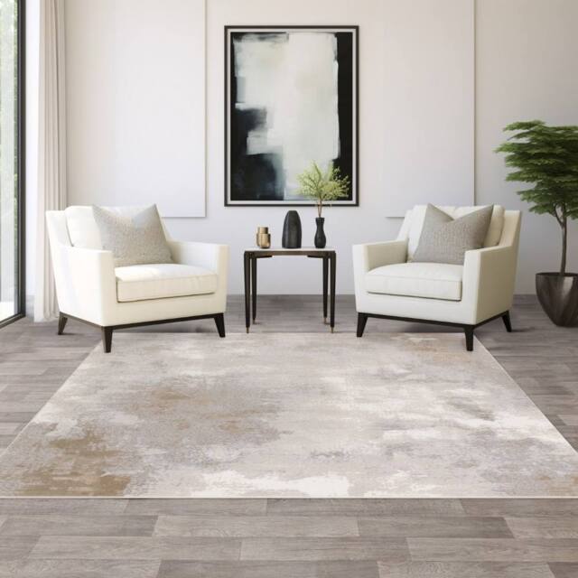 The Rug Shop UK Modern Multi Luxurious Machine Made Easy to clean Area Rug - Size: 200 cm x 290 cm - image 1