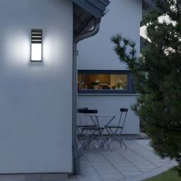 Pheashine Stylish Outdoor Wall Light 2-Pack IP44 Waterproof 12W LED Black - thumbnail 8