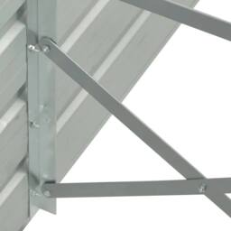 Berkfield Home Garden Raised Bed Galvanised Steel 400x80x45 cm Brown - Size: 400 x 80 x 45 cm - thumbnail 5