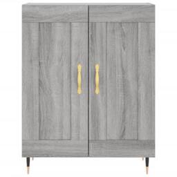 Berkfield Home Sideboard Grey Sonoma 69.5x34x90 cm Engineered Wood - thumbnail 5