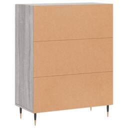 Berkfield Home Sideboard Grey Sonoma 69.5x34x90 cm Engineered Wood - thumbnail 8