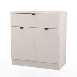 Ready Assembled 2 U Norway 1 Drawer 2 Door Sideboard (Ready Assembled) in Taupe - thumbnail 4
