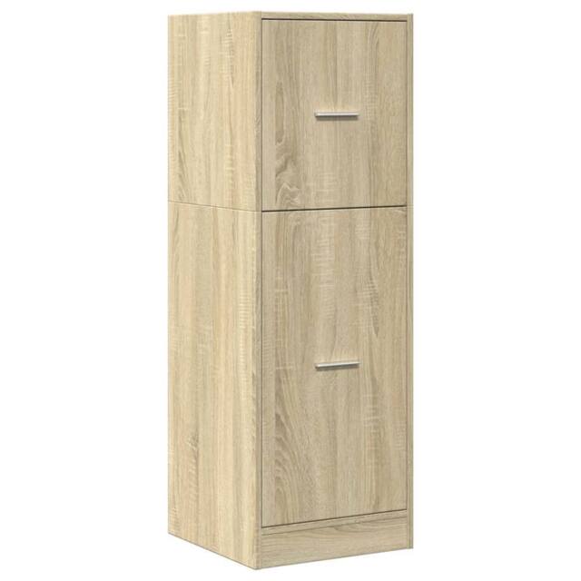 Berkfield Home Elegant Apothecary Cabinet Sonoma Oak 40x41x118 cm Engineered Wood in Light Brown - Size: 40 x 41 x 118 cm - image 1