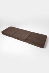 Homescapes Suede Orthopaedic Foam 3 Seater Booster Cushion in Chocolate - thumbnail 3