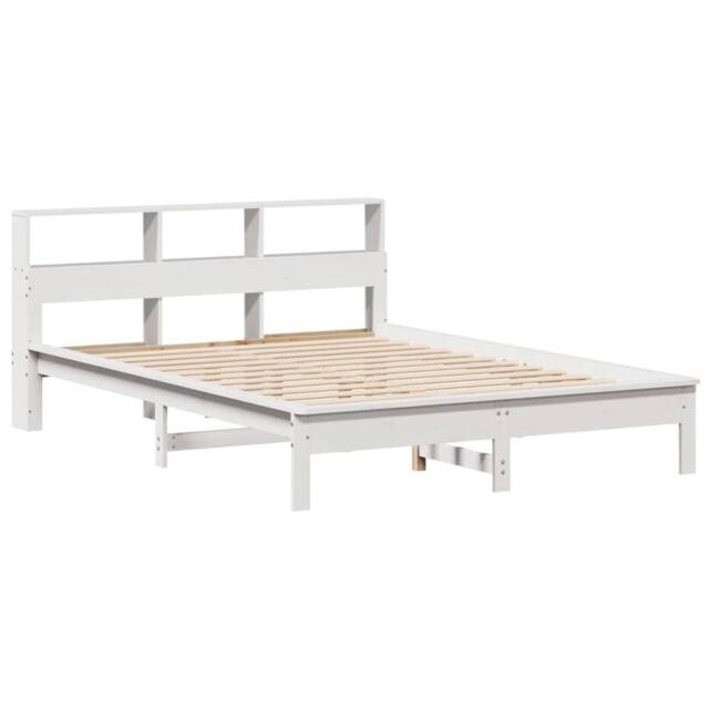 Berkfield Home Decorative Bed Frame without Mattress White 150x200 cm King Size - image 1