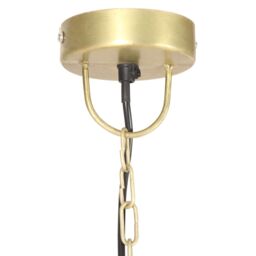Berkfield Home Industrial Vintage Hanging Lamp 25 W Brass Round 41 cm E27 in Gold - thumbnail 5