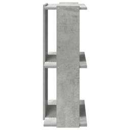 Berkfield Home Bookcase 3-Tier Concrete Grey 60x30x80 cm Engineered Wood - Size: 60 x 30 x 80 cm - thumbnail 5