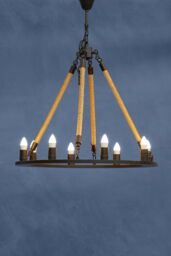 Orsina Hampstead 6 Bulb Chandelier in Black - thumbnail 2