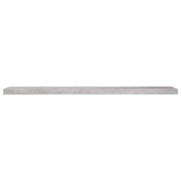 Berkfield Home Floating Wall Shelves 2 pcs Concrete Grey 120x23.5x3.8 cm MDF - thumbnail 5