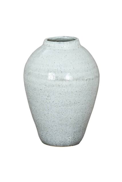 KDMD Kemi Large Olpe Vase - Modern Sculpted Ceramic Centerpiece in White - image 1