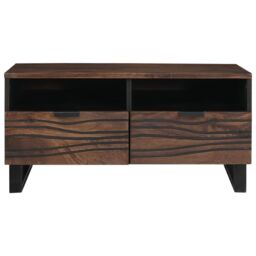 Berkfield Home Coffee Table 80x54x40 cm in Solid Mango Wood in Brown - Size: 80 x 54 x 40 cm - thumbnail 3