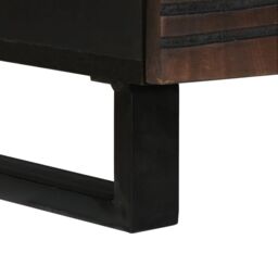Berkfield Home Coffee Table 80x54x40 cm in Solid Mango Wood in Brown - Size: 80 x 54 x 40 cm - thumbnail 6
