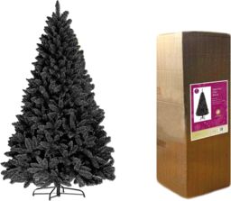 Shatchi 4FT Black Imperial Pine Christmas Tree - thumbnail 2