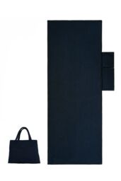 OHS Beach Towel Bag Microfibre Quick Dry Absorbent Bath Large Travel Spa in Navy - thumbnail 6