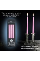 Deco Express Set of 6 Taper Candles in Rose Gold - thumbnail 3