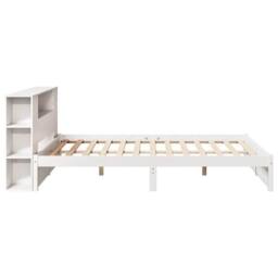 Berkfield Home Bookcase Bed without Mattress White 140x190cm Solid Wood Pine - Size: 140x190 cm - thumbnail 5