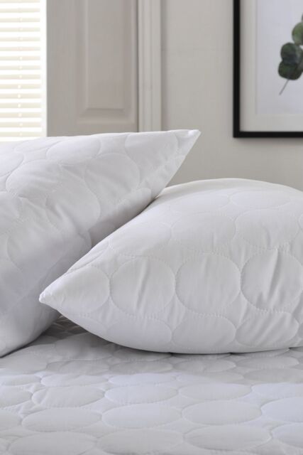 The Lyndon Company Luxury Cotton Quilted Pillow Protector - Deyongs 1846 in White - image 1