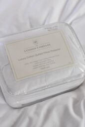The Lyndon Company Luxury Cotton Quilted Pillow Protector - Deyongs 1846 in White - thumbnail 2