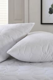 The Lyndon Company Luxury Cotton Quilted Pillow Protector - Deyongs 1846 in White - thumbnail 1