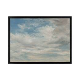 "Artery8 John Constable Clouds Framed Canvas Wall Art Print in Blue - Size: W12"" x H16""" - thumbnail 1
