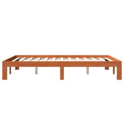 Berkfield Home Bed Frame Frame Grey Sonoma 135x190 cm Double Wood in Brown - Size: Small Double - thumbnail 5