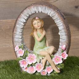 Globrite Solar Fairy Flower Figurine - Garden Statue - thumbnail 3