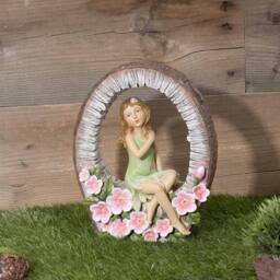 Globrite Solar Fairy Flower Figurine - Garden Statue - thumbnail 4
