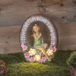 Globrite Solar Fairy Flower Figurine - Garden Statue - thumbnail 5