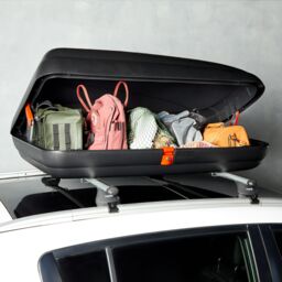 VonHaus 320L Car Roof Box for Camping, Tents, Bags, Luggage in Black - thumbnail 2