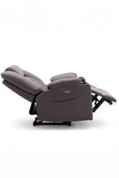 More4Homes Afton Electric Technology Fabric Auto Recliner USB Lounge Sofa Chair in Brown - thumbnail 3