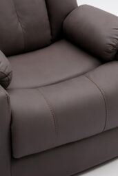 More4Homes Afton Electric Technology Fabric Auto Recliner USB Lounge Sofa Chair in Brown - thumbnail 5