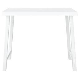 Berkfield Home Beautiful Camping Table White 79x56x64 cm PP Wooden Look - Size: 79 x 56 x 64 cm