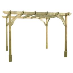 Rutland County Garden Furniture Ltd Premium Pergola - Wood - L240 x W420 x H270 cm - Light Green - thumbnail 1
