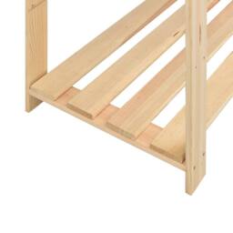 Berkfield Home Durable 5-Tier Storage Rack 170x38x170 cm Solid Pinewood 500 kg in Beige - Size: 170 x 38 x 170 cm - thumbnail 6