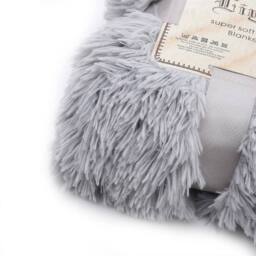 SPETLEK Grey Teddy Fleece Weighted Blanket Kids Sleep Therapy Sensory Anxiety - Size: 130 cm x160 cm - thumbnail 6