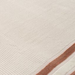 THE RUGS Carmel Bordered Area Rug Runner Soft Pile Living Room Bedroom in Terracotta - Size: 120 cm x 170 cm - thumbnail 4