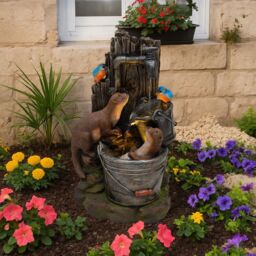 Monstershop Electric Water Feature - Otter Oasis in Grey - thumbnail 4