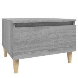Berkfield Home Side Table Grey Sonoma 50x46x35 cm Engineered Wood - Size: 50 x 46 x 35 cm - thumbnail 2
