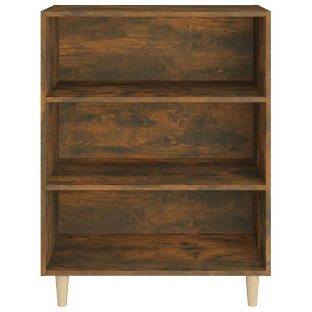 Berkfield Home Sideboard Smoked Oak 69.5x32.5x90 cm Engineered Wood in Brown - image 1