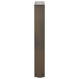 Berkfield Home Dining Table Legs V-Shape 2 pcs Natural Steel 28x(42-43.3) cm Steel in Brown - thumbnail 6
