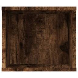 Berkfield Home Hanging TV Cabinet Smoked Oak 100x30x26.5 cm Engineered Wood in Brown - thumbnail 5
