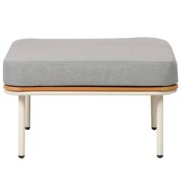 Wyld and Coco Outdoor Ottoman 74 x 74 cm Grey Aluminium Frame - thumbnail 4