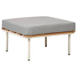 Wyld and Coco Outdoor Ottoman 74 x 74 cm Grey Aluminium Frame - thumbnail 2