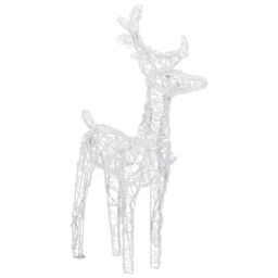Berkfield Home Christmas Reindeers 2 pcs Blue 80 LEDs Acrylic - thumbnail 4