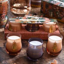 Candlelight The Silk Road Collection Moroccan Spice Mini Candles Gift in Terracotta - thumbnail 2